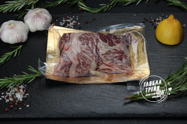 Говядина стейк Ребра б/к (Short ribs/Asado) с/м в/у 9+ (Black Wagyu). (Аргентина)